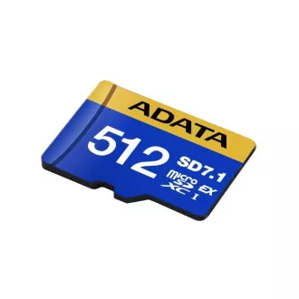 Card ADATA MicroSDXC 512 GB Premier Extreme SD7.1, U3, C10, V30 (R:800/W:700 MB/s) Card ADATA MicroSDXC 512 GB Premier Extreme SD7.1, U3, C10, V30 (R:800/W:700 MB/s)