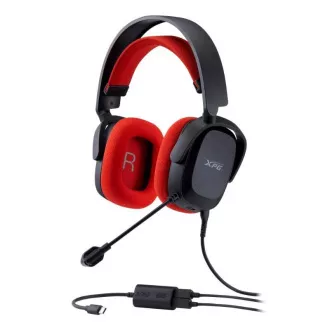 Căști de gaming ADATA XPG PRECOG STUDIO, cu fir, mufă de 4,4 mm, USB, USB-C, negru