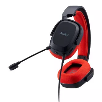 Căști de gaming ADATA XPG PRECOG STUDIO, cu fir, mufă de 4,4 mm, USB, USB-C, negru