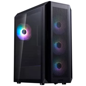 Carcasă ADATA XPG VALOR AIR PLUS Mid-Tower, fără sursă de alimentare, 4x ventilatoare de 120 mm, negru