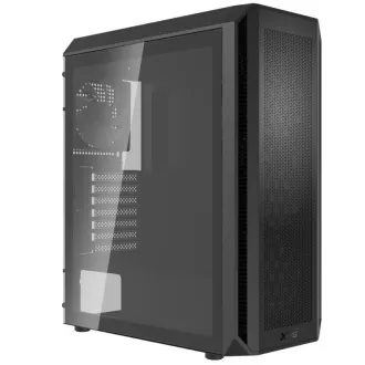 Carcasă ADATA XPG VALOR AIR PLUS Mid-Tower, fără sursă de alimentare, 4x ventilatoare de 120 mm, negru