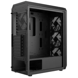 Carcasă ADATA XPG VALOR AIR PLUS Mid-Tower, fără sursă de alimentare, 4x ventilatoare de 120 mm, negru