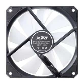 Ventilator ADATA XPG VENTO R, inversat, 120 mm, ARGB, PWM, negru