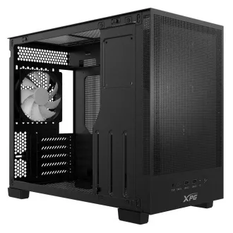 Carcasă ADATA XPG VALOR MESH NANO Mini-Tower, fără sursă de alimentare, 1x Ventilator ARGB de 120 mm, Negru