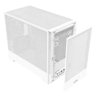Carcasă ADATA XPG VALOR MESH NANO Mini-Tower, fără sursă de alimentare, 1x Ventilator ARGB de 120 mm, Albă