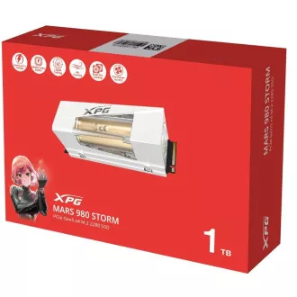 SSD ADATA 1TB XPG MARS 980 STORM, PCIe Gen5x4, M.2 2280, (R:14000/ W:10000MB/s) SSD ADATA 1TB XPG MARS 980 STORM, PCIe Gen5x4, M.2 2280, (R:14000/ W:10000MB/s)