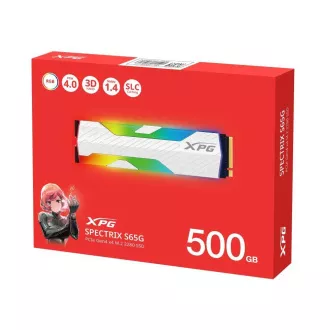 SSD ADATA 500GB XPG SPECTRIX S65G, PCIe Gen4x4 M.2 2280, (R:5000/W:2700 MB/s)