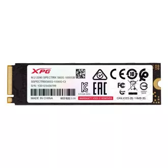 SSD ADATA 1TB XPG SPECTRIX S65G, PCIe Gen4x4 M.2 2280, (R:6000/W:4000 MB/s)