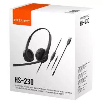 Căști Creative HS-230 cu mufă USB