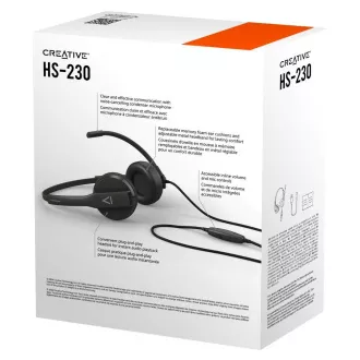 Căști Creative HS-230 cu mufă USB
