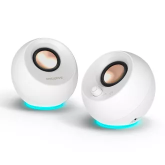 Creative Pebble Pro - difuzor mobil - alb