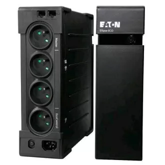 Eaton Ellipse ECO 650 FR, UPS 650VA / 400W, 4 prize (3 de rezervă), prize cehe
