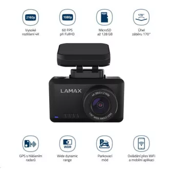 LAMAX T10 4K GPS (cu raportare radar)