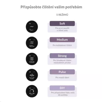 Duș oral TrueLife AquaFloss Compact C300 negru pentru duș oral Duș oral TrueLife AquaFloss Compact C300 negru pentru duș oral