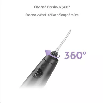 Duș oral TrueLife AquaFloss Compact C300 negru pentru duș oral Duș oral TrueLife AquaFloss Compact C300 negru pentru duș oral