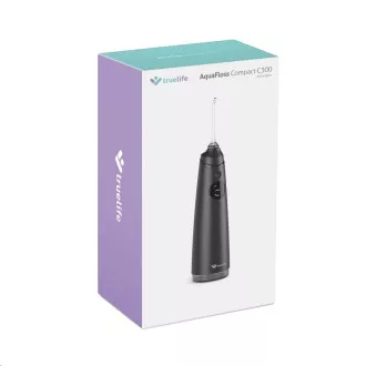 Duș oral TrueLife AquaFloss Compact C300 negru pentru duș oral Duș oral TrueLife AquaFloss Compact C300 negru pentru duș oral