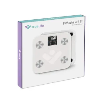 TrueLife FitScale W7 BT - Cântar Bluetooth cu impedanță bioelectrică - Alb TrueLife FitScale W7 BT - Cântar Bluetooth cu impedanță bioelectrică - Alb