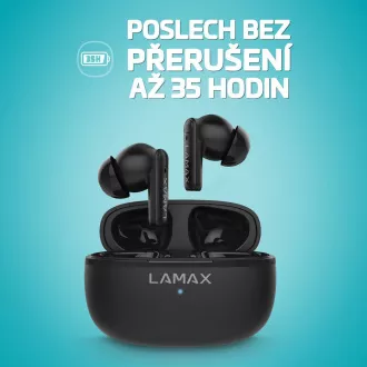 LAMAX Clips1 Play - căști cu cască - negru