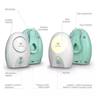 TrueLife NannyTone VM Pocket - monitor video digital pentru copii TrueLife NannyTone VM Pocket - monitor video digital pentru copii