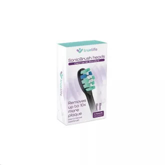 Capetele TrueLife SonicBrush Clean-series Standard negru pachet de 2 bucăți