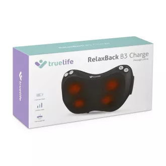 TrueLife RelaxBack B3 Charge - pernă de masaj cu baterie reîncărcabilă