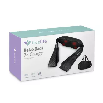 TrueLife RelaxBack B6 Charge - guler de masaj cu baterie reîncărcabilă