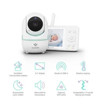 TrueLife NannyCam R4 - monitor video digital pentru copii