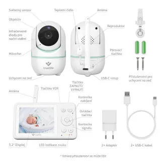 TrueLife NannyCam R4 - monitor video digital pentru copii