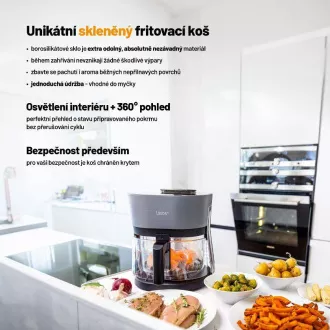 Friteuza Lauben Glass&SteamAir® 4500BG
