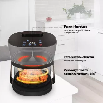 Friteuza Lauben Glass&SteamAir® 4500BG