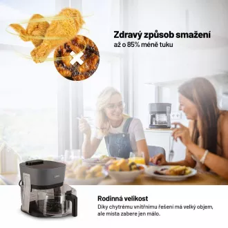 Friteuza Lauben Glass&SteamAir® 4500BG
