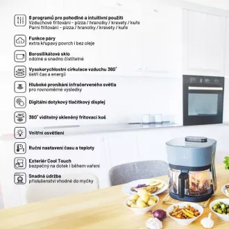 Friteuza Lauben Glass&SteamAir® 4500BG