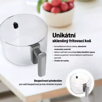 Lauben Glass&Grill Air Fryer 3in1 5500BG - friteuza cu aer cald