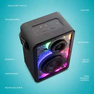LAMAX CyberWave1 - difuzor portabil