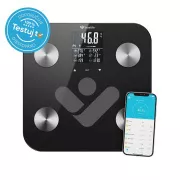 TrueLife FitScale W6 BT - Cantar bluetooth cu impedanta bioelectrica - negru
