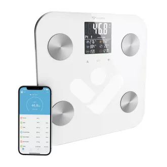 TrueLife FitShape S6 BT - Scală bluetooth de impedanță bioelectrică - alb