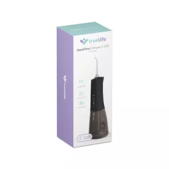 TrueLife AquaFloss Compact L100 Negru - irigator oral TrueLife AquaFloss Compact L100 Negru - irigator oral
