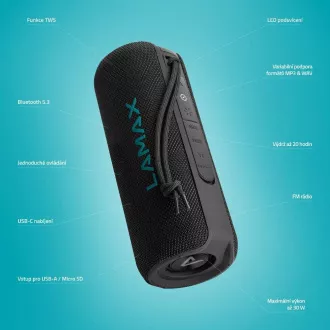 LAMAX LightNote1 - difuzor portabil