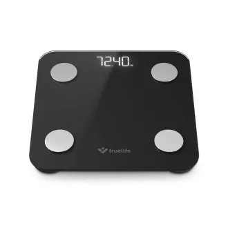 TrueLife FitScale W1 BT Negru - cântar bluetooth cu impedanță bioelectrică