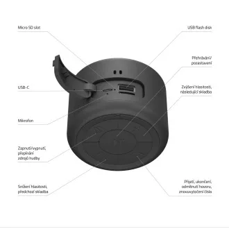 Boxă Bluetooth LAMAX Sphere2, USB-C