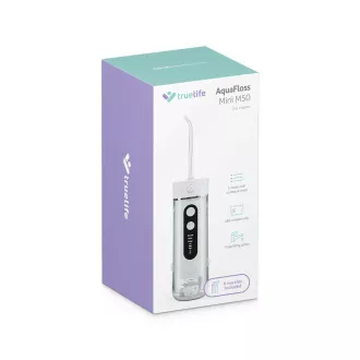 TrueLife AquaFloss Mini M50 - irigator oral - alb TrueLife AquaFloss Mini M50 - irigator oral - alb
