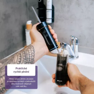 TrueLife AquaFloss Mini M50 - irigator oral - negru TrueLife AquaFloss Mini M50 - irigator oral - negru