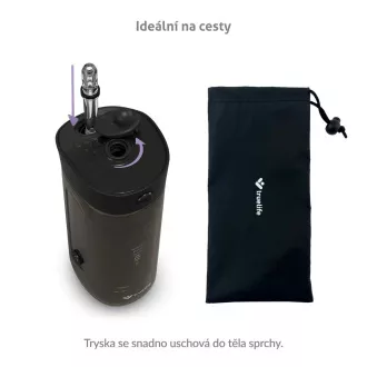 TrueLife AquaFloss Mini M50 - irigator oral - negru TrueLife AquaFloss Mini M50 - irigator oral - negru
