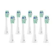 Capete de perie TrueLife SonicBrush Clean din seria Standard, albe, pachet de 8