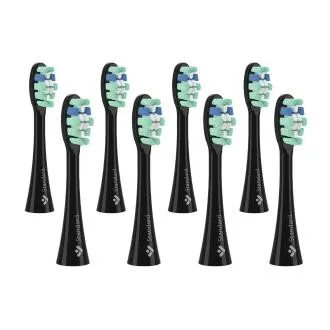Capete de perie TrueLife SonicBrush Clean din seria Standard, negre, pachet de 8 Capete de perie TrueLife SonicBrush Clean din seria Standard, negre, pachet de 8
