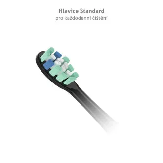 Capete de perie TrueLife SonicBrush Clean din seria Standard, negre, pachet de 8 Capete de perie TrueLife SonicBrush Clean din seria Standard, negre, pachet de 8