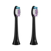 Capete de periuță TrueLife SonicBrush Clean-series Sensitive negru, pachet de 2
