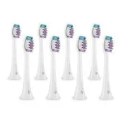 Capete de perie TrueLife SonicBrush Clean din seria Sensitive, alb, pachet de 8