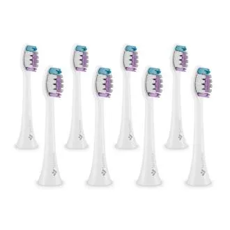 Capete de perie TrueLife SonicBrush Clean din seria Sensitive, alb, pachet de 8