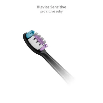 Capete de periuță TrueLife SonicBrush Clean-series Sensitive negru, pachet de 8 Capete de periuță TrueLife SonicBrush Clean-series Sensitive negru, pachet de 8